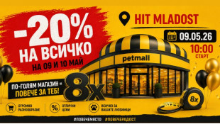 Най-големият Petmall отваря в HIT Max Младост на 9 май